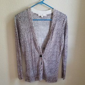 Leopard print cardigan